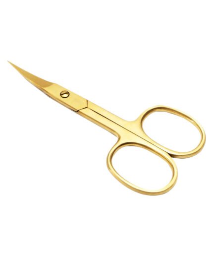 Curved Nail Scissor (Gold)